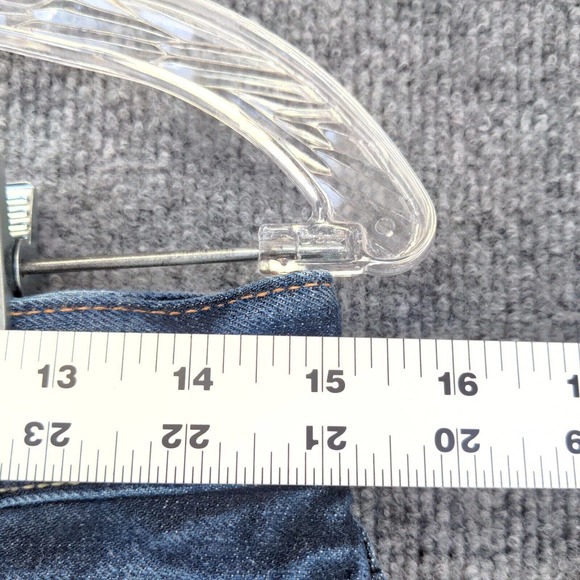 Abercrombie & Fitch Men's Straight Leg Jeans Blue 30x30 5-Pocket Button Fly - Picture 10 of 11